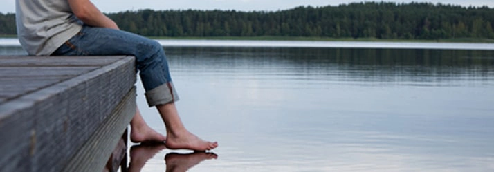 Chiropractic Schaumburg IL Man At Lake